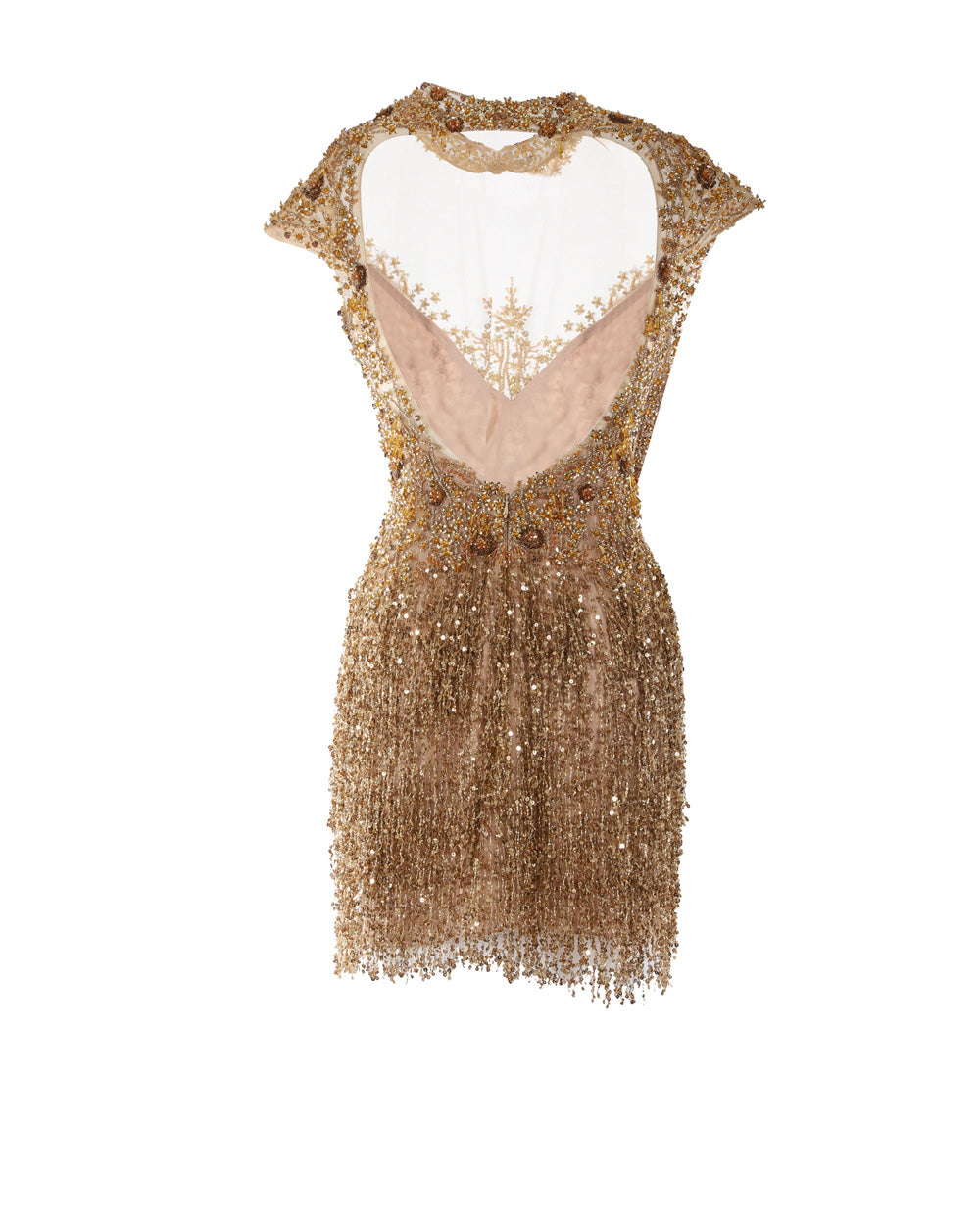 Fully Embellished Short Dress – Gemy ...